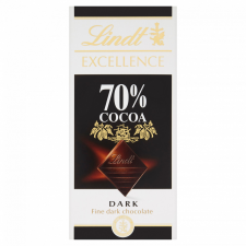 Lindt Excellence extra keserű csokoládé 70% 100 g csokoládé és édesség