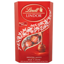 Lindt Lindor Milk tejcsok.golyók díszdob.200g/8/ csokoládé és édesség