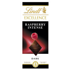 Lindt Lint Excellence Rasberry étcsokoládé - 100g csokoládé és édesség