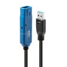 LINDY 10m USB 3.0 Active Extension Cable Pro Black (LINDY_43157) kábel és adapter