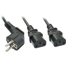 LINDY 30048 tápkábel Fekete CEE7/14 (30048) kábel és adapter