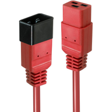 LINDY 30125 tápkábel Fekete, Vörös 3 M C20 csatlakozó C19 csatlakozó (30125) kábel és adapter