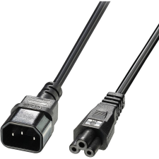 LINDY 30343 tápkábel Fekete 5 M C14 csatlakozó C5 csatlakozó (30343) kábel és adapter