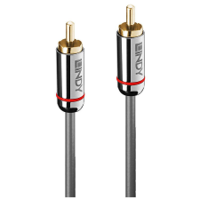 LINDY 35338 audio kábel 0,5 M RCA Antracit (35338) kábel és adapter
