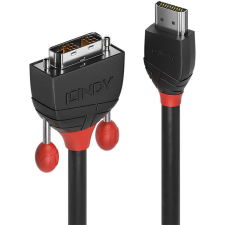 LINDY 36275 video átalakító kábel 10 M HDMI A-típus (Standard) DVI-D Fekete, Vörös (36275) kábel és adapter