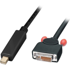 LINDY 3m Mini DisplayPort - DVI-D m/m Fekete (41697) kábel és adapter