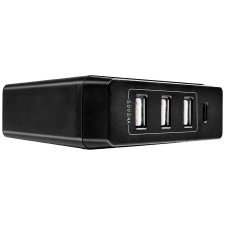 LINDY 3xUSB-A hálózati adapter fekete (73329) (LI73329) mobiltelefon kellék