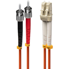LINDY 46491 száloptikás kábel 2 M LC ST OM2 Narancssárga (46491) kábel és adapter