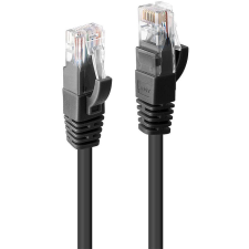LINDY 48080 hálózati kábel Fekete 5 M Cat6 U/UTP (UTP) (48080) kábel és adapter