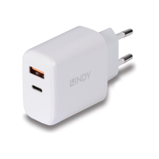 LINDY 73424 mobiltelefon töltő Univerzális Fehér AC Gyorstöltés Beltéri (73424) mobiltelefon kellék