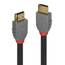 LINDY Anthra HDMI 2.0 - HDMI 2.0 Kábel 2m - Fekete kábel és adapter