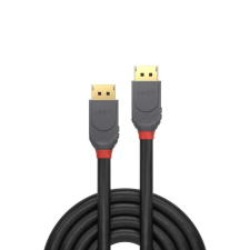 LINDY Anthra Line DisplayPort v1.4 apa - apa kábel 1.0m Szürke kábel és adapter