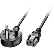 LINDY Áram Csatlakozókábel 2.00 m Fekete (30433) kábel és adapter