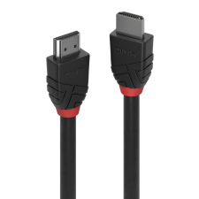 LINDY Black Line 36774 HDMI 2.1 - HDMI 2.1 Kábel 5m - Fekete kábel és adapter