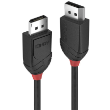 LINDY DisplayPort 1.2/1.2a Összekötő Fekete 50cm 36490 kábel és adapter