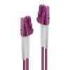 LINDY Fiber Optic LC Összekötő Lila 2m 46341