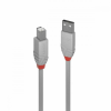 LINDY Kábel Micro USB LINDY 36683 Fekete Szürke