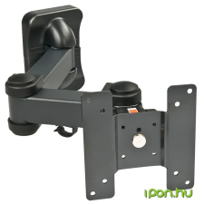 LINDY LCD Multi Joint Wall Bracket fekete tv állvány és fali konzol