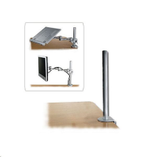 LINDY LCD tartó asztali szorítós 450mm - ezüst (40692) tv állvány és fali konzol