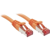 LINDY RJ45 Hálózat Csatlakozókábel CAT 6 S/FTP 1.00 m Narancs Védővel LINDY (47807)