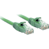 LINDY RJ45 Hálózat Csatlakozókábel CAT 6 U/UTP 2.00 m Zöld Védővel LINDY (48048)