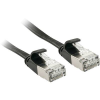LINDY RJ45 Hálózat Csatlakozókábel CAT 6A U/FTP 10.00 m Fekete Védővel LINDY (47485)