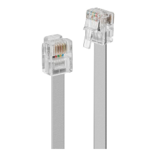 LINDY RJ-12 M/M 15.0m 15 M Szürke (34227) kábel és adapter