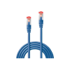 LINDY RJ-45 Cat.6 S/FTP 0.5m hálózati kábel Kék 0,5 M Cat6 S/FTP (S-STP) (47716)