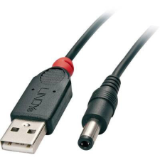 LINDY USB 2.0 Csatlakozókábel 1.50 m Fekete kábel és adapter