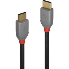 LINDY USB 2.0 Csatlakozókábel [1x USB-C™ dugó - 1x USB-C™ dugó] 0.50 m Fekete (36870) mobiltelefon kellék