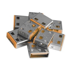LINDY USB biztonsági dugó, narancssárga (10db/csomag) (40463) (Lin40463) kábel és adapter