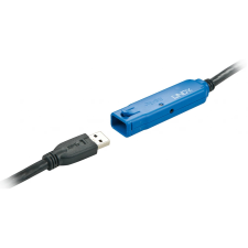 LINDY USB Hosszabbító Kék 8m 43158 kábel és adapter