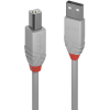 LINDY USB Összekötő Szürke 3m 36684
