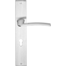 Linea Cali Ala matt króm Pajzsos kilincsgarnitúra 1385 PL CS zár és alkatrészei