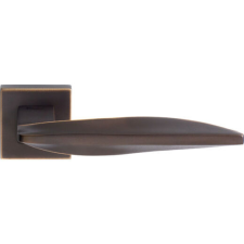 Linea Cali Aqua matt bronz négyzetrozettás kilincsgarnitúra 1440 RB 019 BM zár és alkatrészei