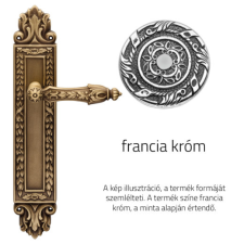Linea Cali Arcadia francia króm kilincsgarnitúra XL Pajzsos 1641 PL NF zár és alkatrészei