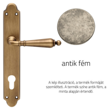 Linea Cali Florenzia antik fém kilincsgarnitúra Pajzsos 1460 PL FV zár és alkatrészei