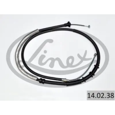 LINEX huzal, rögzítőfék 14.02.38 autóalkatrész