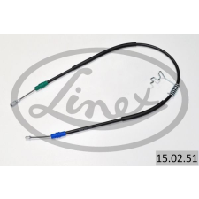LINEX huzal, rögzítőfék LINEX 15.02.51 autóalkatrész