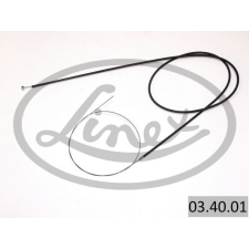 LINEX motorházfedél kábel LINEX 03.40.01 autóalkatrész