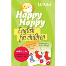 Lingea Kft. Happy Hoppy Szókártyák - Tulajdonságok és kapcsolatok - English for children kártyajáték