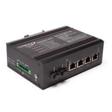 LinkEasy ISW-204-PWR Ipari Gigabit PoE Switch hub és switch