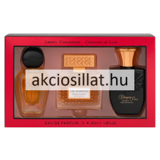 LINN YOUNG Luxury Concentrate parfüm ajándékcsomag 3x30ml kozmetikai ajándékcsomag