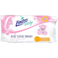 Linteo Baby Nedves törlőkendő körömvirággal 120 db törlőkendő