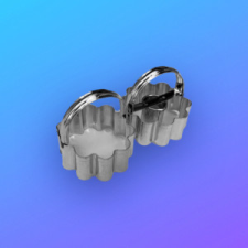  Linzer kiszúró kicsi 2db sütés és főzés