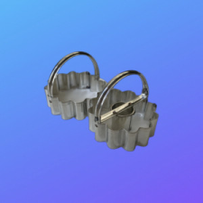  Linzer kiszúró nagy 2db sütés és főzés