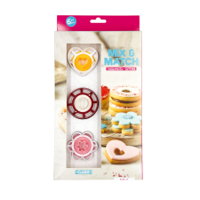  Linzer kiszúró szett, műanyag, Tavasz sütés és főzés