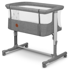 LIONELO Aurora 3in1 babaöböl, babaágy és bölcső - Grey Concrete kiságy, babaágy
