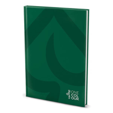 Lipamill keményfedeles beíró füzet / notesz 192 lapos - A4 vonalas - zöld füzet