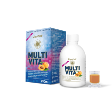  LipoCell Multivita liposzómás multivitamin sárgabarackos ízben 250ml vitamin és táplálékkiegészítő